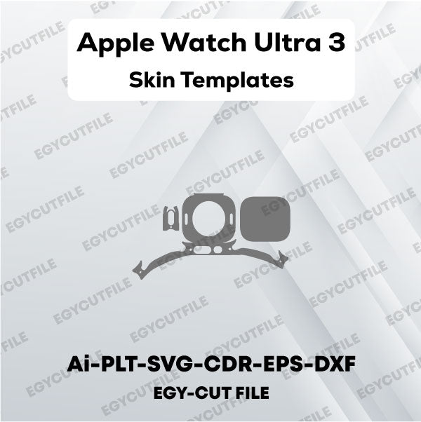 Apple Watch Ultra 3 Vector Skin Cut Files