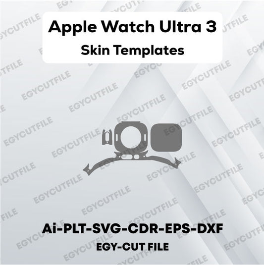 Apple Watch Ultra 3 Vector Skin Cut Files