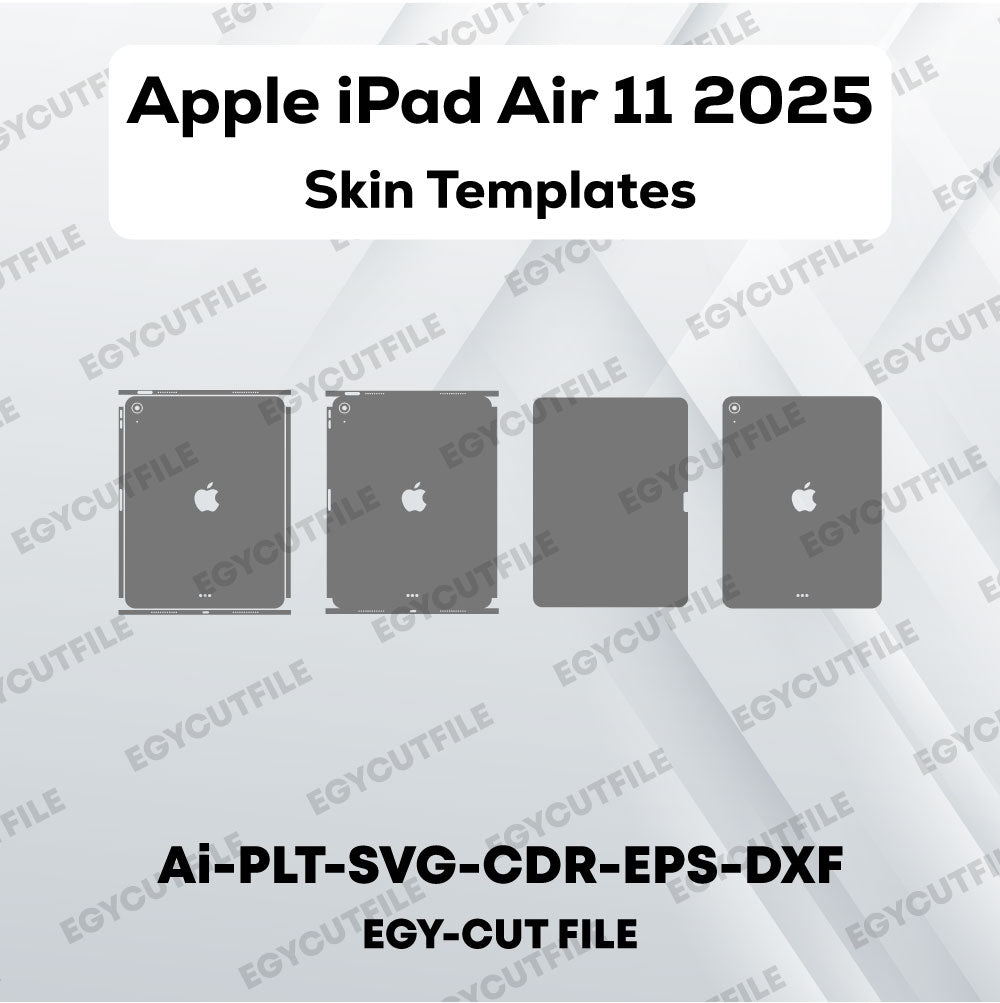 Apple iPad Air 11 (2025) Vector Skin Cut Files