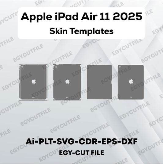Apple iPad Air 11 (2025) Vector Skin Cut Files