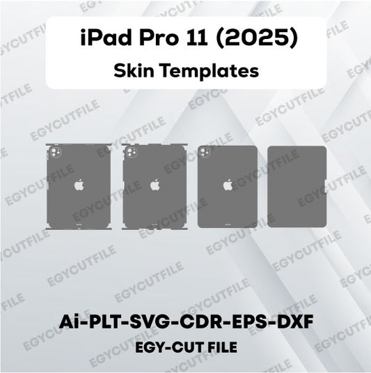 Apple iPad Pro 11 (2025) Vector Skin Cut Files