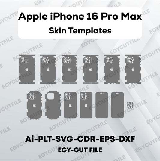 Apple iPhone 16 Pro Max Vector Skin Cut Files