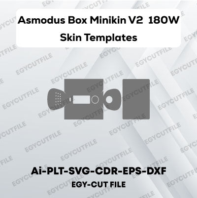 Asmodus Box Minikin V2 180W Vector Skin Cut Files