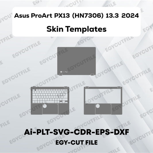 Asus ProArt PX13 (HN7306) 13.3 2024 Vector Skin Cut Files