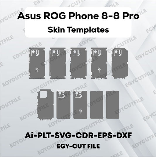 Asus ROG Phone 8-8 Pro Vector Skin Cut Files