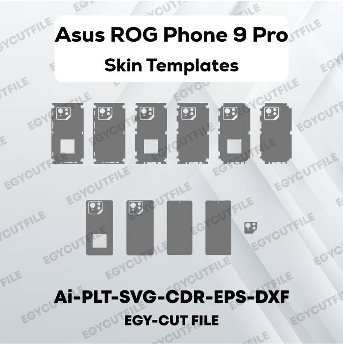 Asus ROG Phone 9 Pro Vector Skin Cut Files