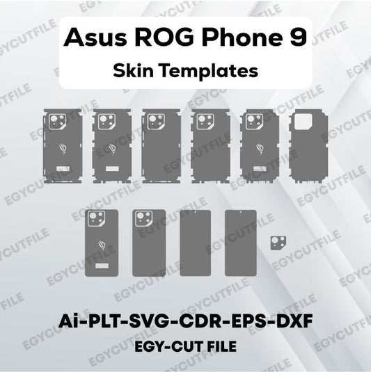 Asus ROG Phone 9 Vector Skin Cut Files