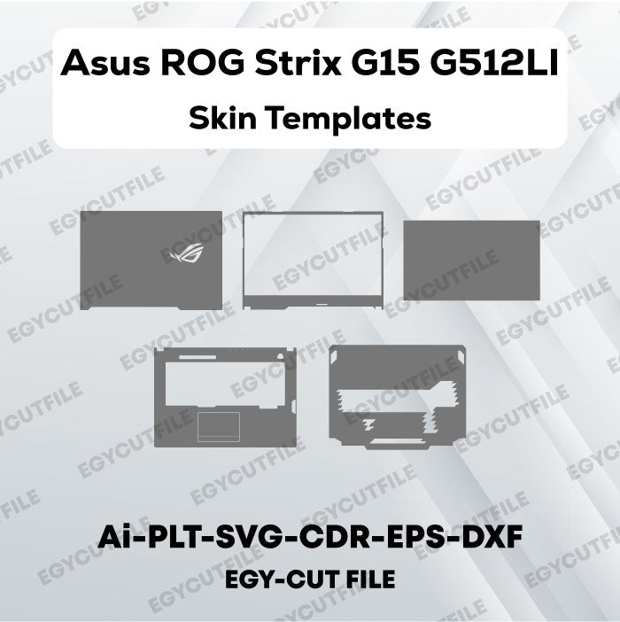 Asus ROG Strix G15 G512LI Vector Skin Cut Files