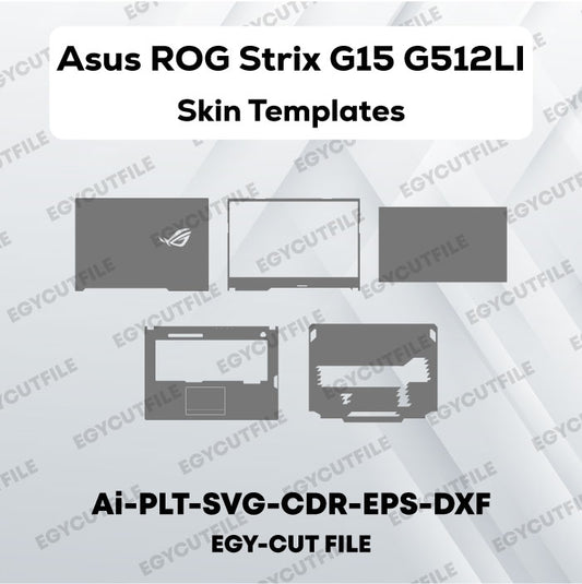 Asus ROG Strix G15 G512LI Vector Skin Cut Files