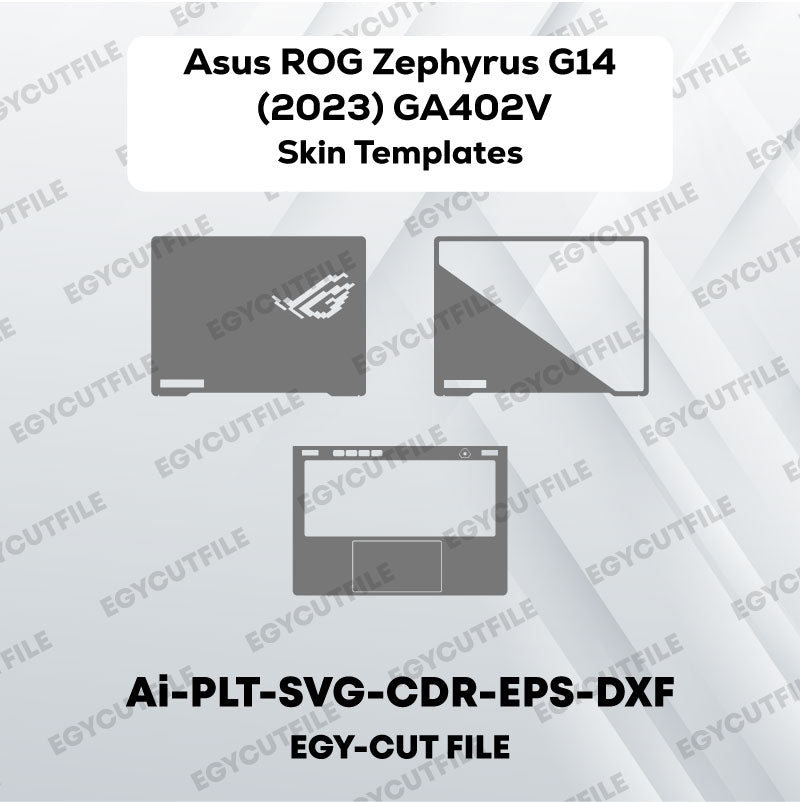 Asus ROG Zephyrus G14 (2023) GA402VX Vector Skin Cut Files