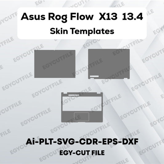 Asus Rog Flow X13 13.4 Vector Skin Cut Files