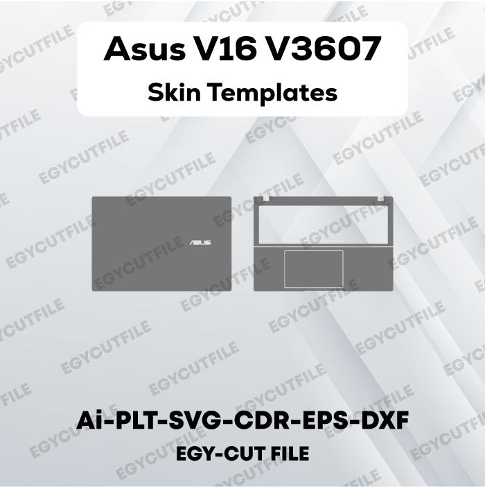 ASUS V16 (V3607) Vector Skin Cut Files