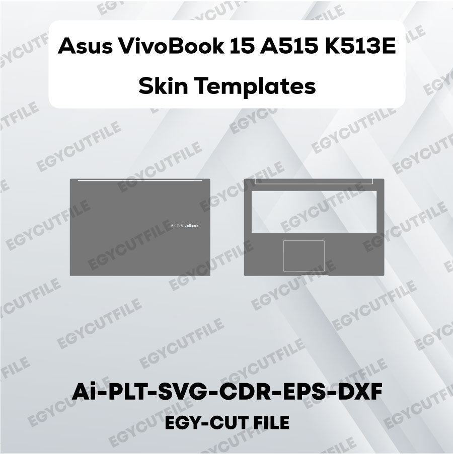 Asus VivoBook 15 A515 K513E Vector Skin Cut Files