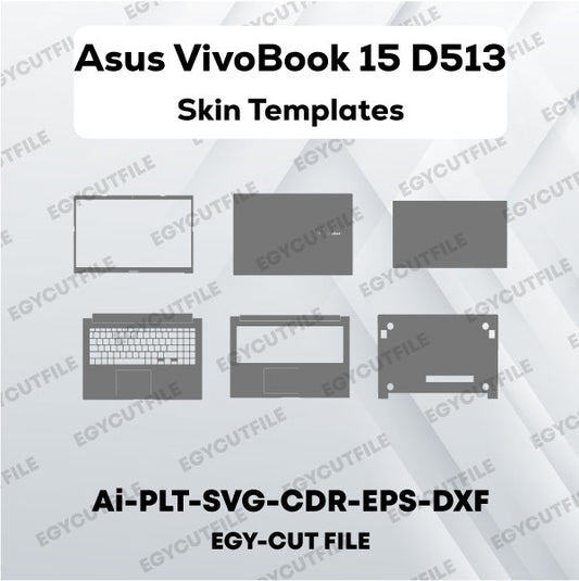 Asus VivoBook 15 D513 Vector Skin Cut Files