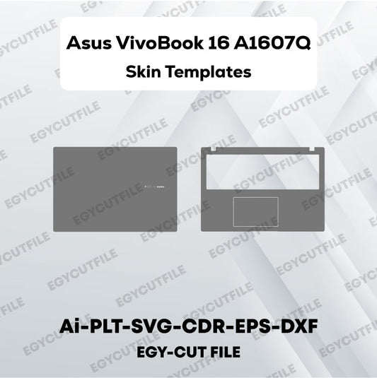 Asus VivoBook 16 A1607Q Vector Skin Cut Files