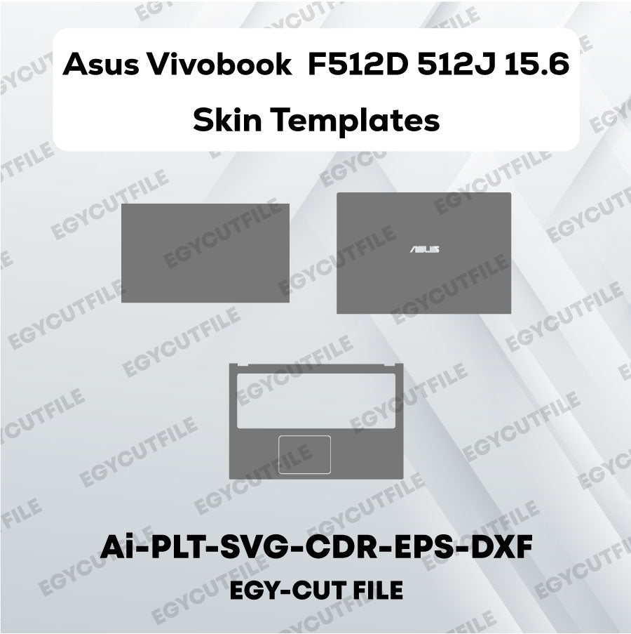 Asus Vivobook  F512D 512J 15.6 Vector Skin Cut Files