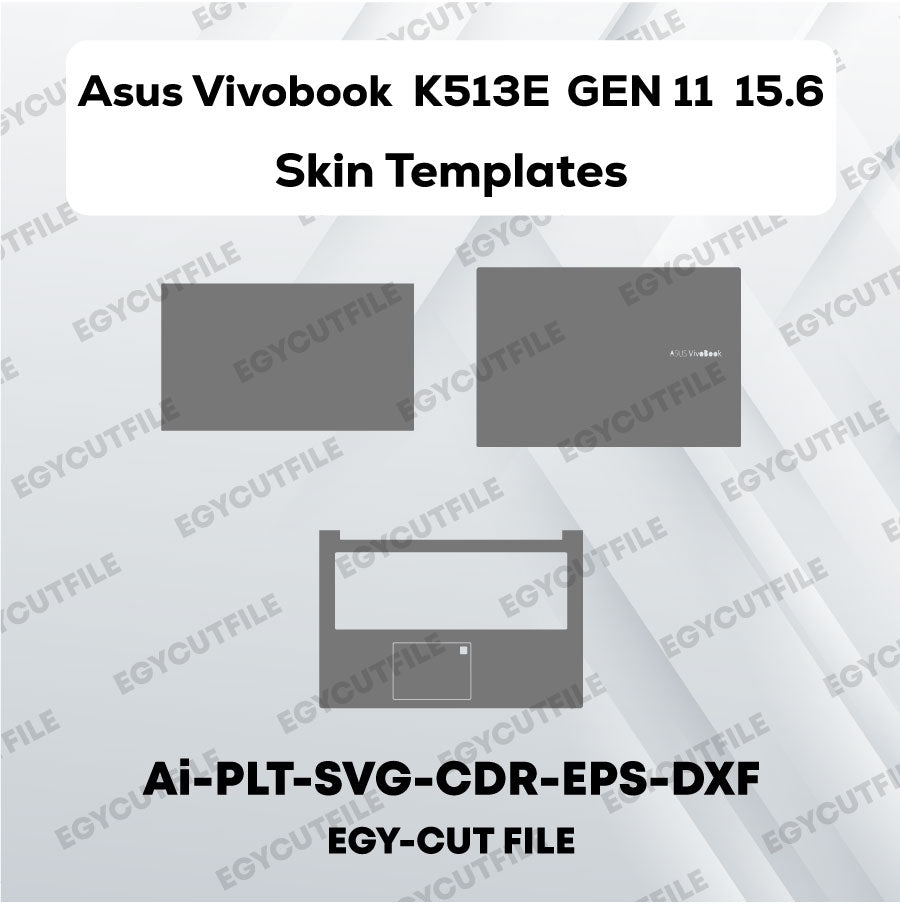 Asus Vivobook  K513E GEN 11 15.6 Vector Skin Cut Files