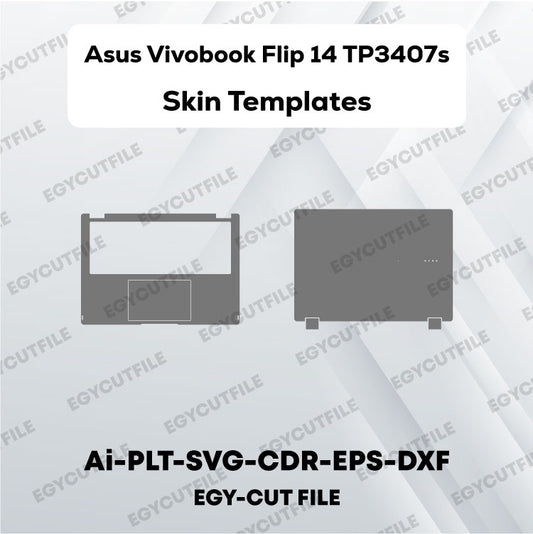 Asus Vivobook Flip 14 TP3407s Vector Skin Cut Files