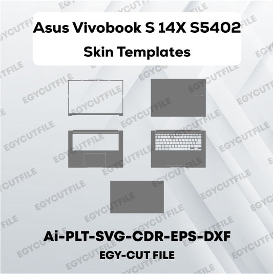 Asus Vivobook S 14X S5402 Vector Skin Cut Files