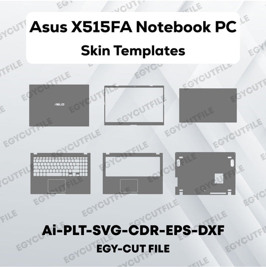 Asus X515FA Notebook PC Vector Skin Cut Files