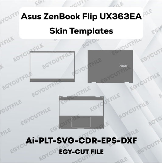 Asus ZenBook Flip UX363EA Vector Skin Cut Files