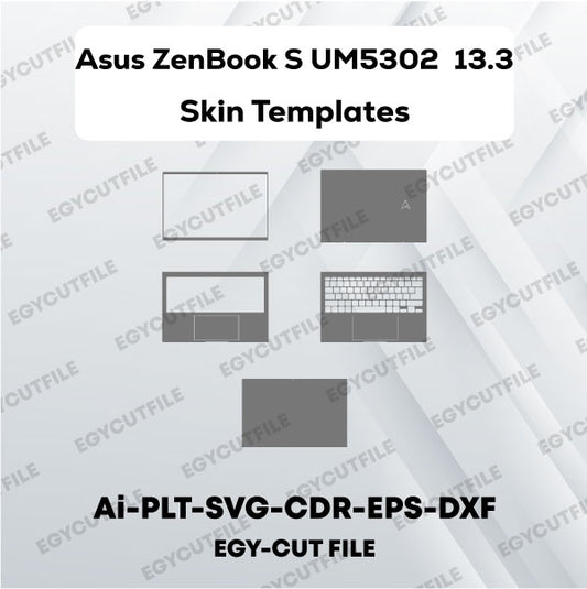 Asus ZenBook S UM5302TA 13.3 Vector Skin Cut Files