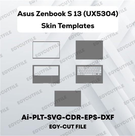 Asus Zenbook S 13 OLED (UX5304) Vector Skin Cut Files