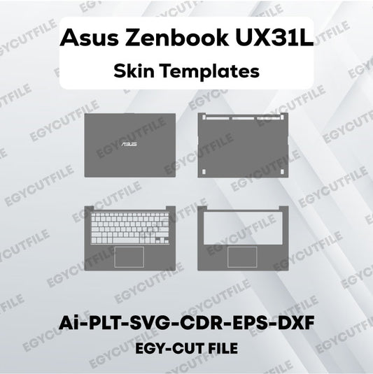 Asus Zenbook UX31L Vector Skin Cut Files