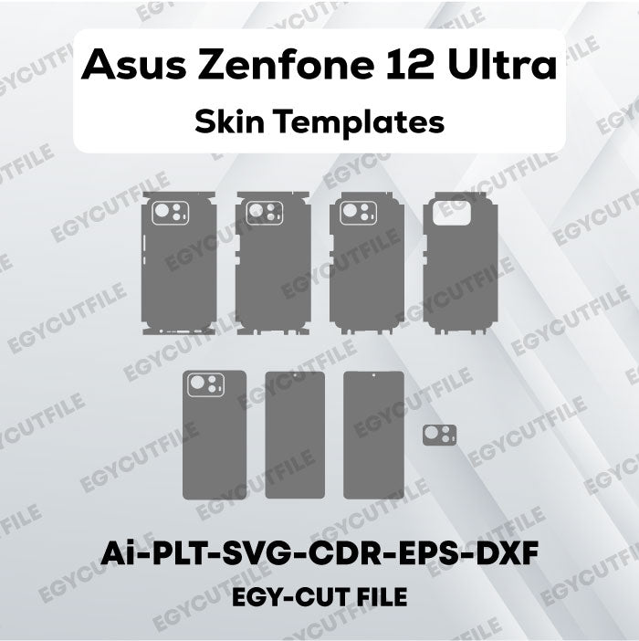 Asus Zenfone 12 Ultra Vector Skin Cut Files