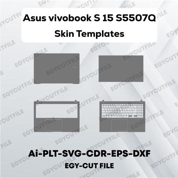 Asus vivobook s 15 S5507Q Vector Skin Cut Files