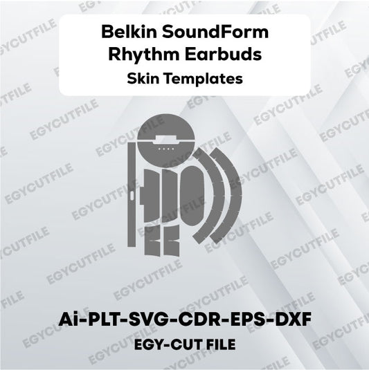Belkin SoundForm Rhythm True Wireless Earbuds Vector Skin Cut Files