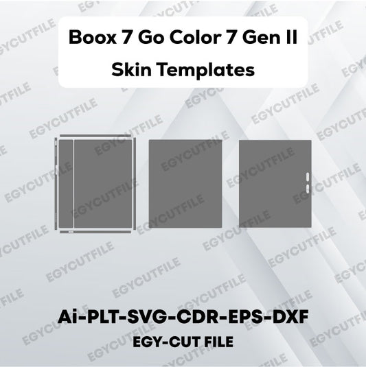 Boox 7 Go Color 7 Gen II Vector Skin Cut Files