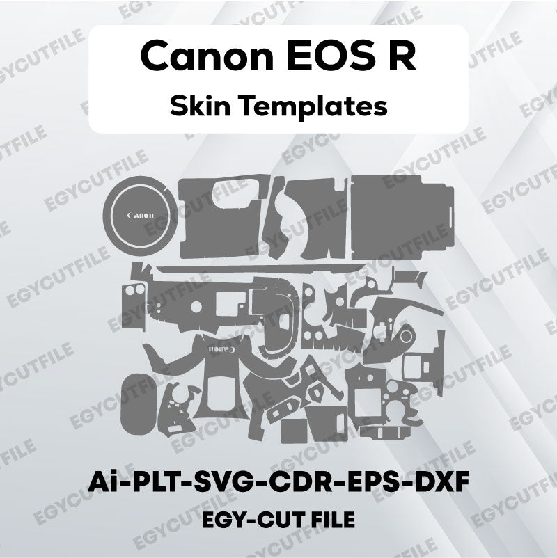 Canon EOS R Vector Skin Cut Files