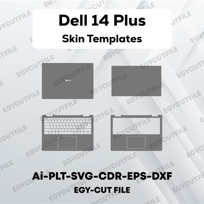 Dell 14 Plus Vector Skin Cut Files