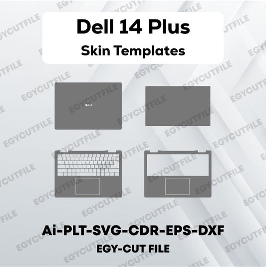 Dell 14 Plus Vector Skin Cut Files