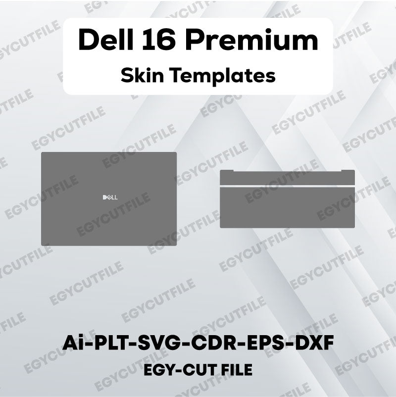 Dell 16 Premium Vector Skin Cut Files