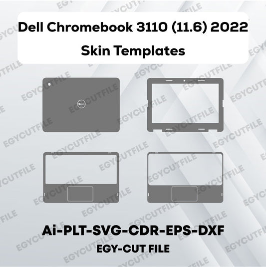 Dell Chromebook 3110 (11.6) 2022 Vector Skin Cut Files