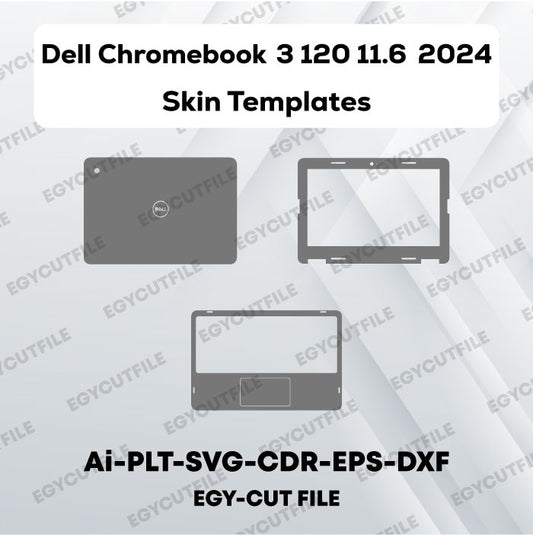 Dell Chromebook 3120 laptop/2 in 1 11.6 2024 Vector Skin Cut Files