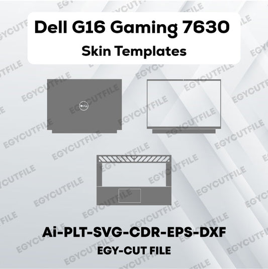 Dell G16 7630 2024 Gaming Laptop Vector Skin Cut Files
