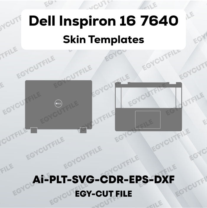 Dell Inspiron 16 2-in-1 7640 2024 Vector Skin Cut Files