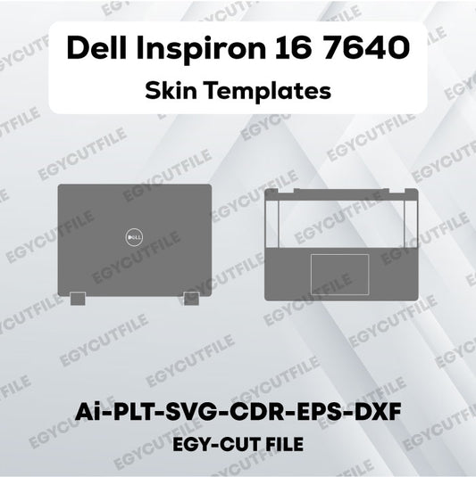 Dell Inspiron 16 2-in-1 7640 2024 Vector Skin Cut Files