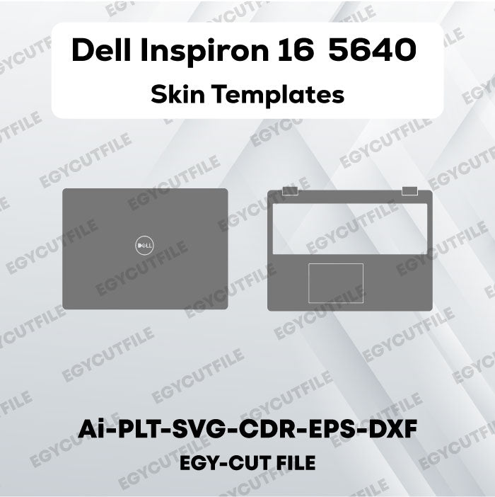 Dell Inspiron 16 5640 16.0 2024 Vector Skin Cut Files