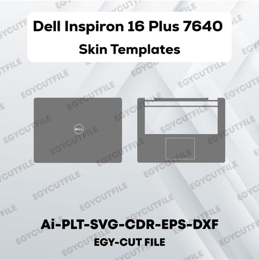 Dell Inspiron 16 Plus 7640 2024 Vector Skin Cut Files