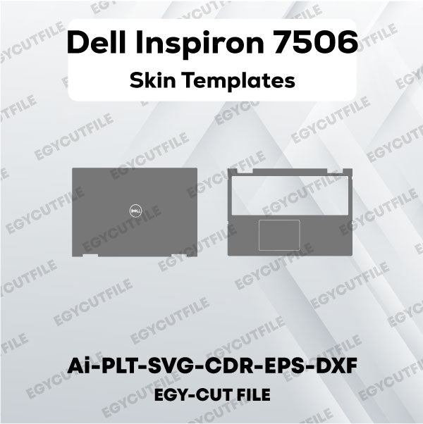 Dell Inspiron 7506 Vector Skin Cut Files