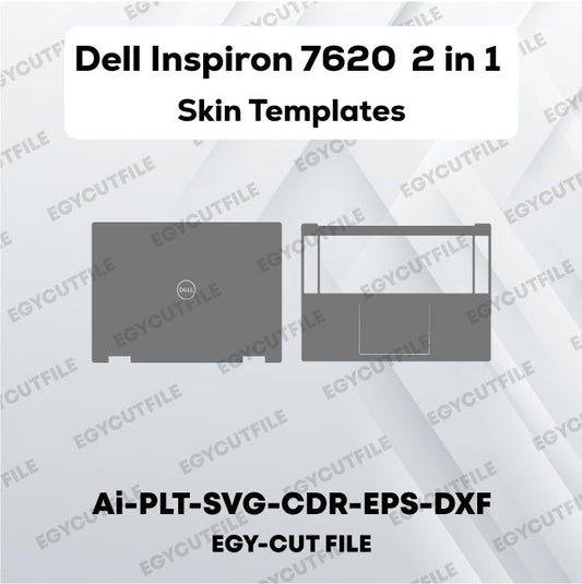 Dell Inspiron 7620 2-in-1 Vector Skin Cut Files