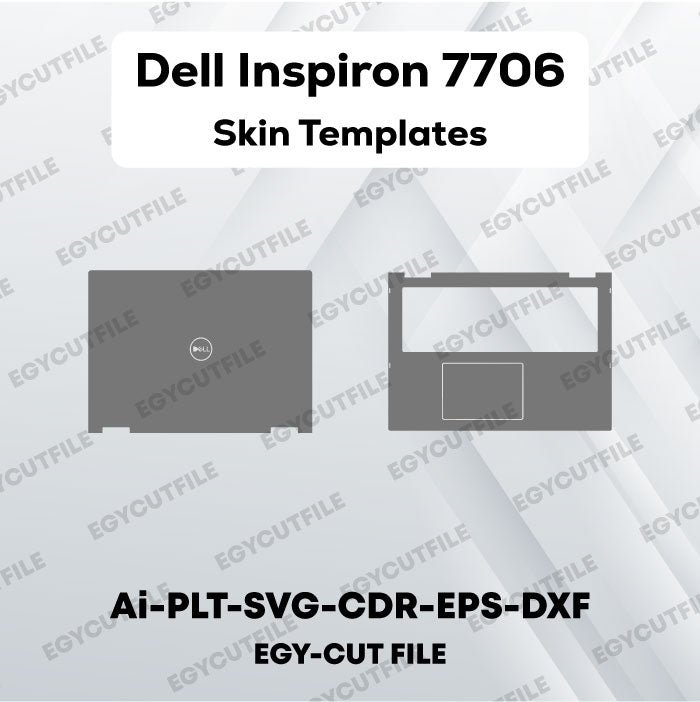 Dell Inspiron 7706 2-in-1 Vector Skin Cut Files