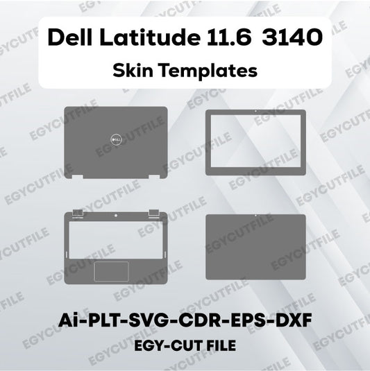 Dell Latitude 3140 Laptop or 2-in-1 11.6 2023 Vector Skin Cut Files