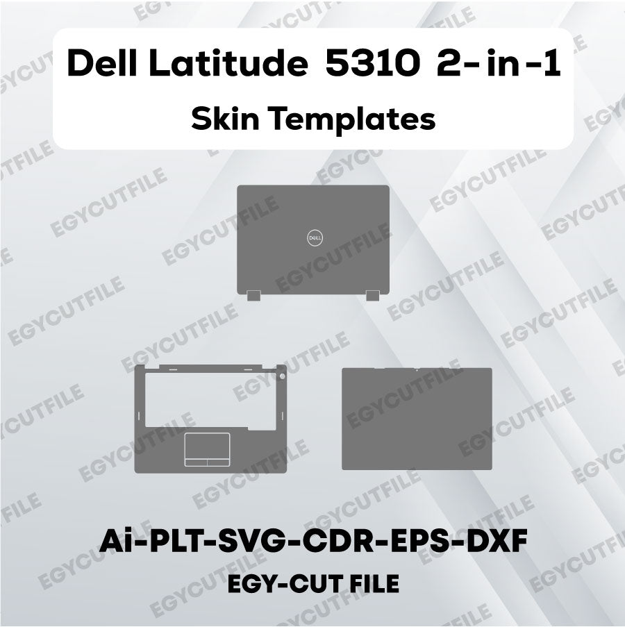 Dell Latitude 5310 2-in-1 Vector Skin Cut Files