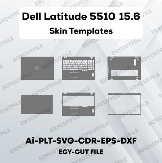 Dell Latitude 5510 15.6 Vector Skin Cut Files