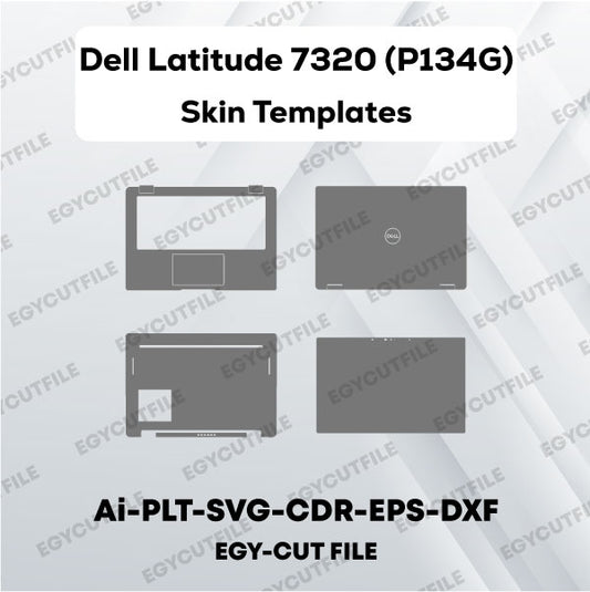 Dell Latitude 7320 (P134G) Vector Skin Cut Files